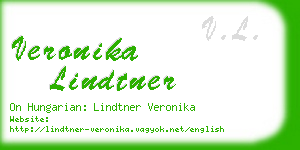 veronika lindtner business card